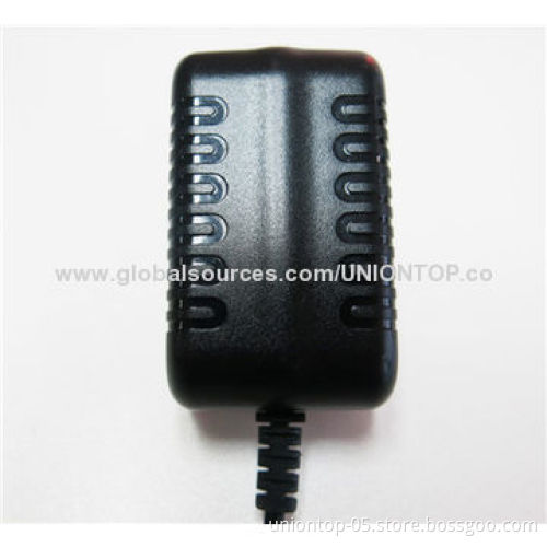 UK 5V/2A Wall Mount AC/DC Adapter with CE/FCC/LVD Certifications